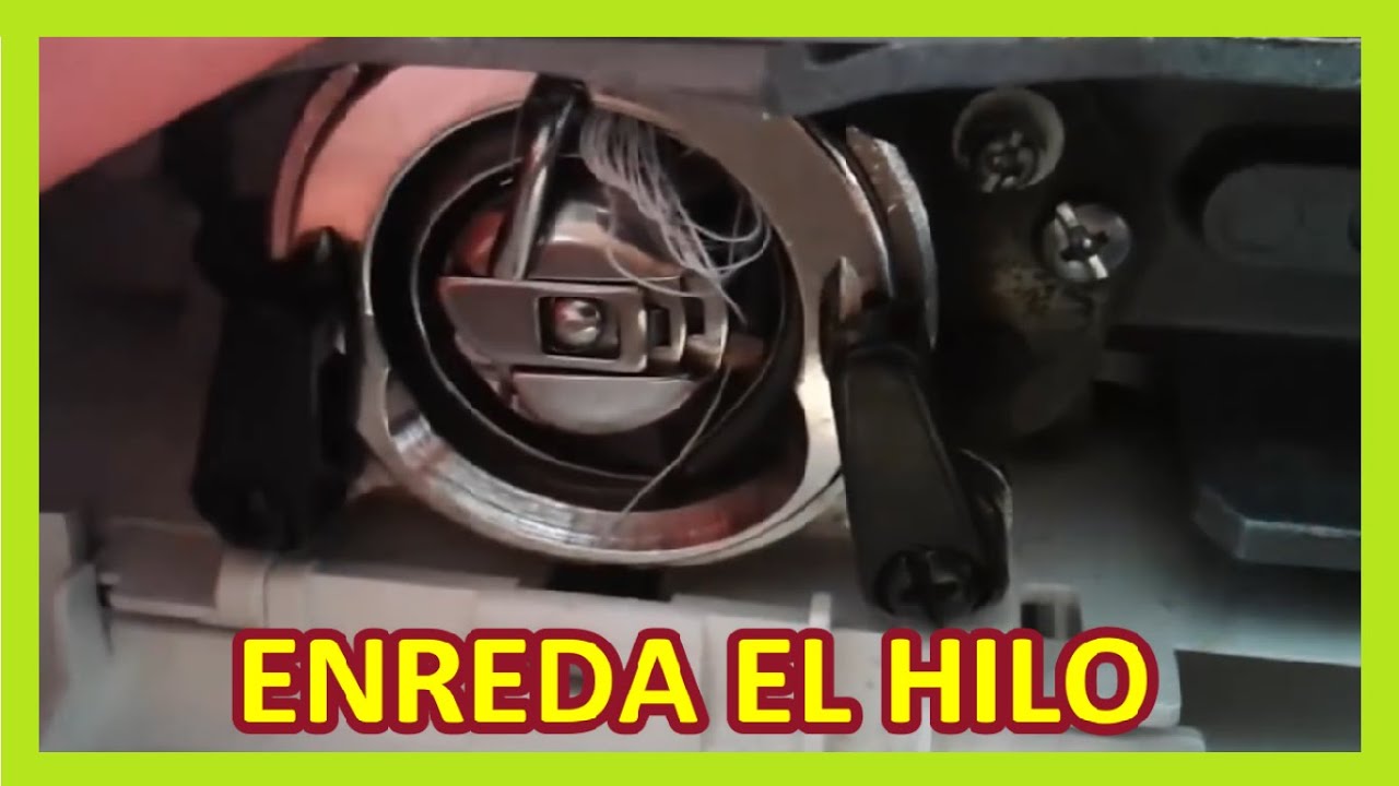 Porque se ENREDA el HILO en la BOBINA al coser