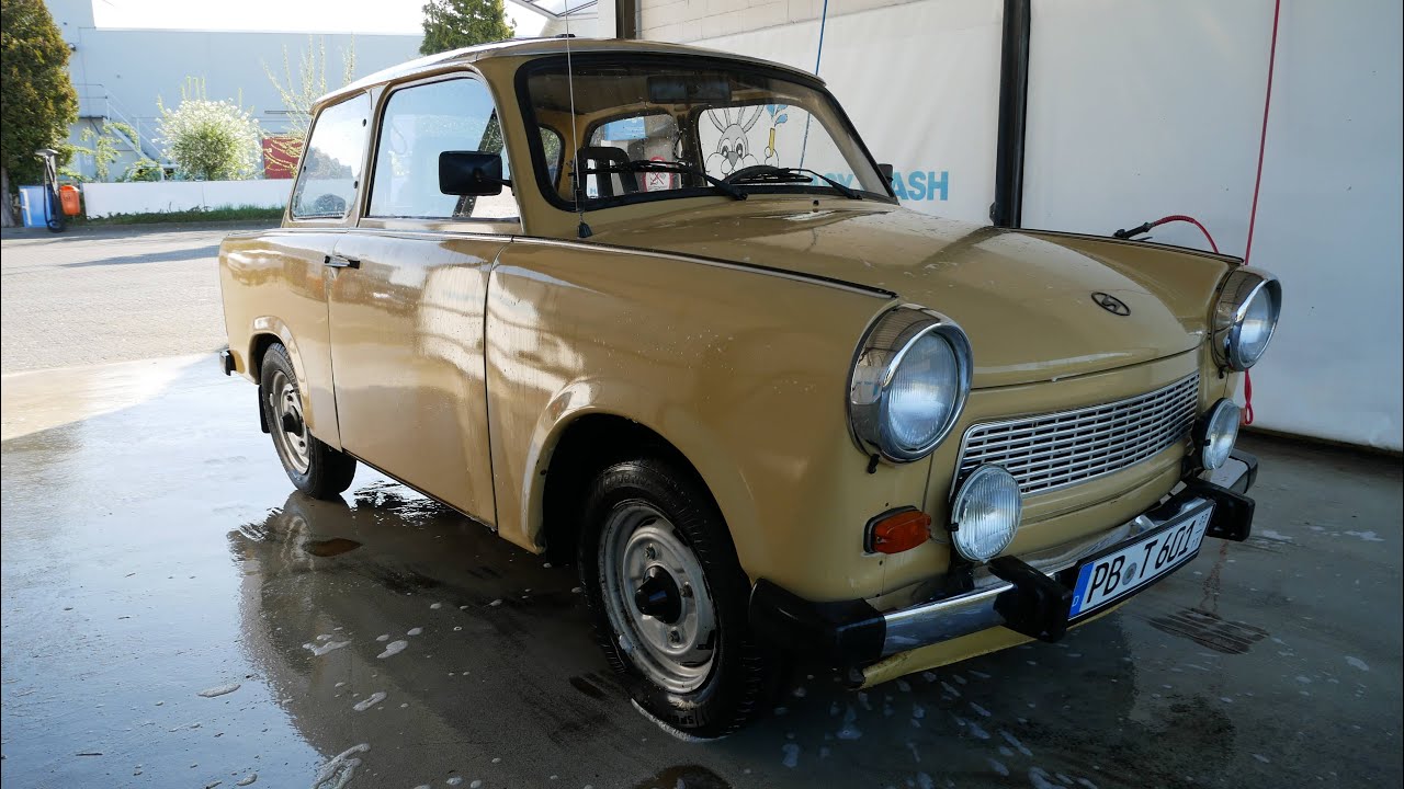 Trabant - 2 Eimer Wäsche in der SB Waschbox zum Saisonstart