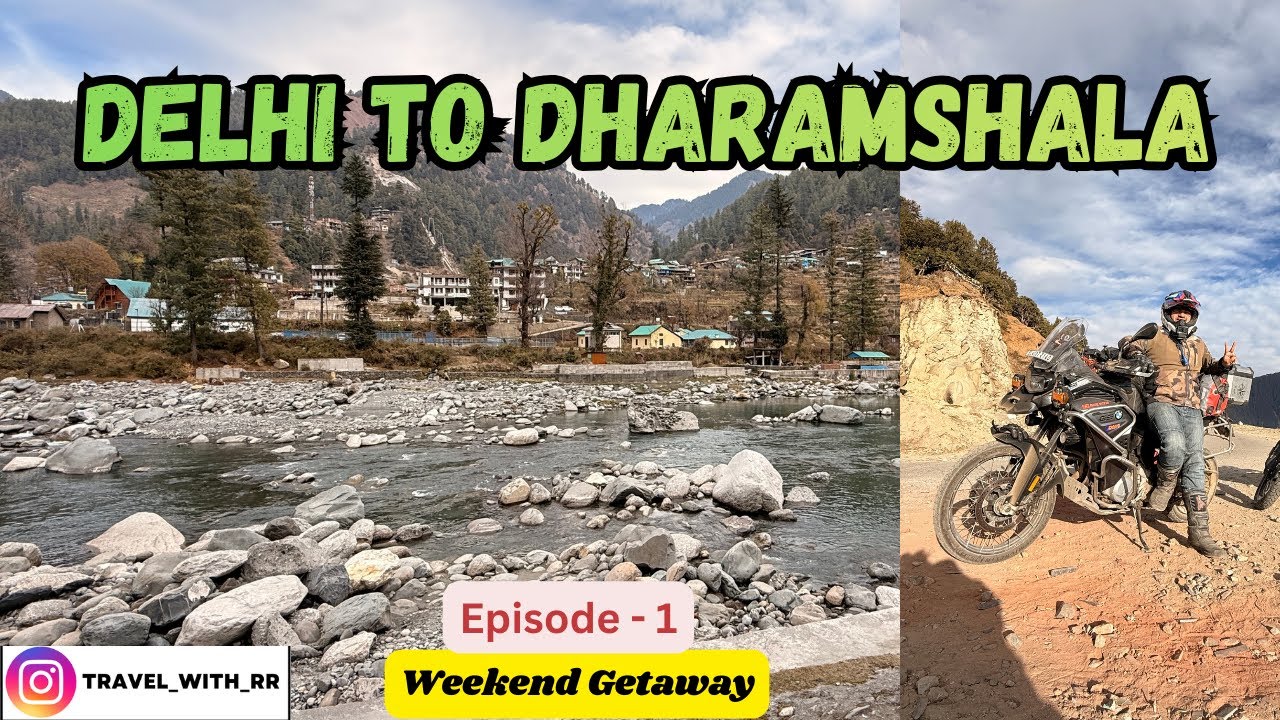 Delhi to Dharamshala Journey | Himachal Bike Trip Vlog  | Riding Into Himachal Paradise