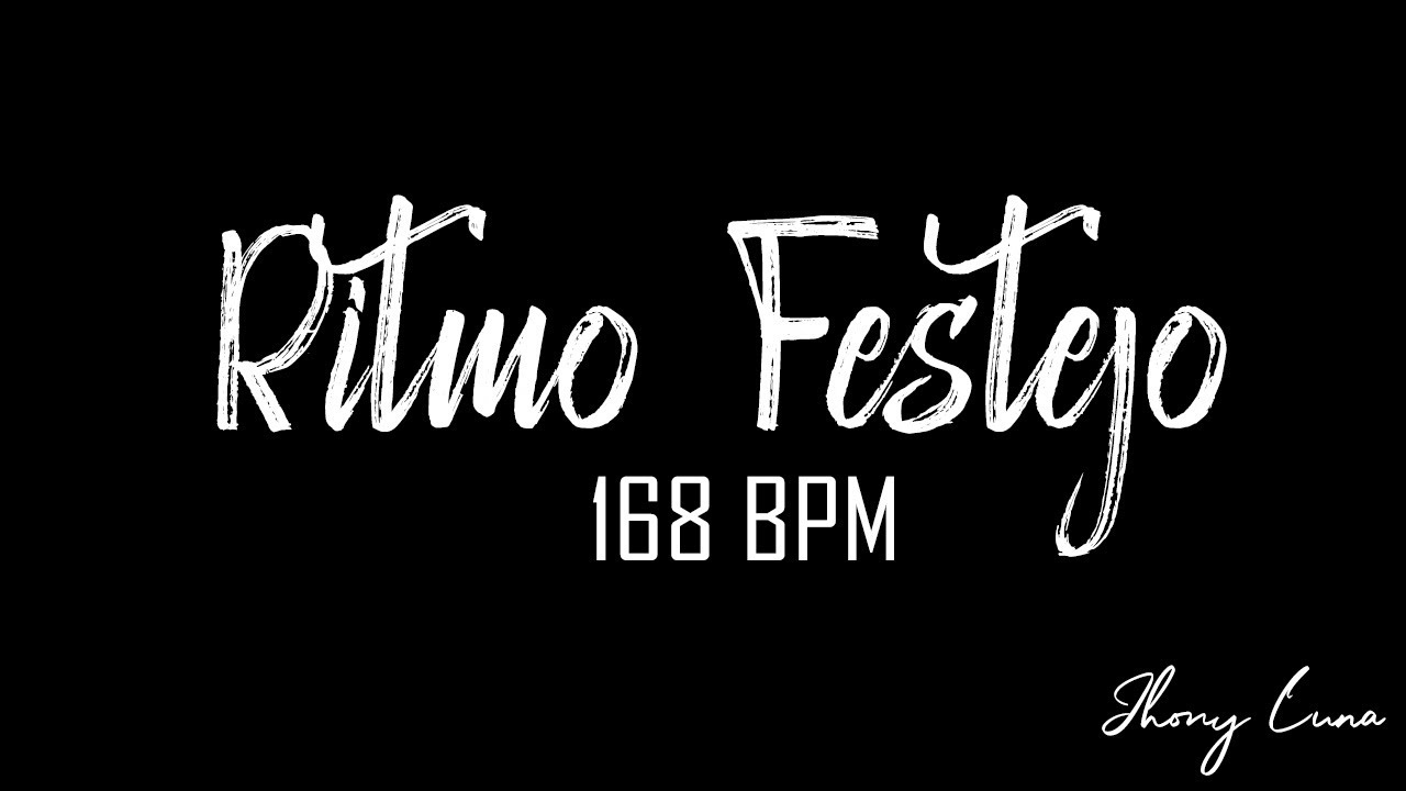 BASE DEL RITMO FESTEJO PERUANO - 2 VARIACIONES RÍTMICAS PARA IMPROVISAR (168 BPM)