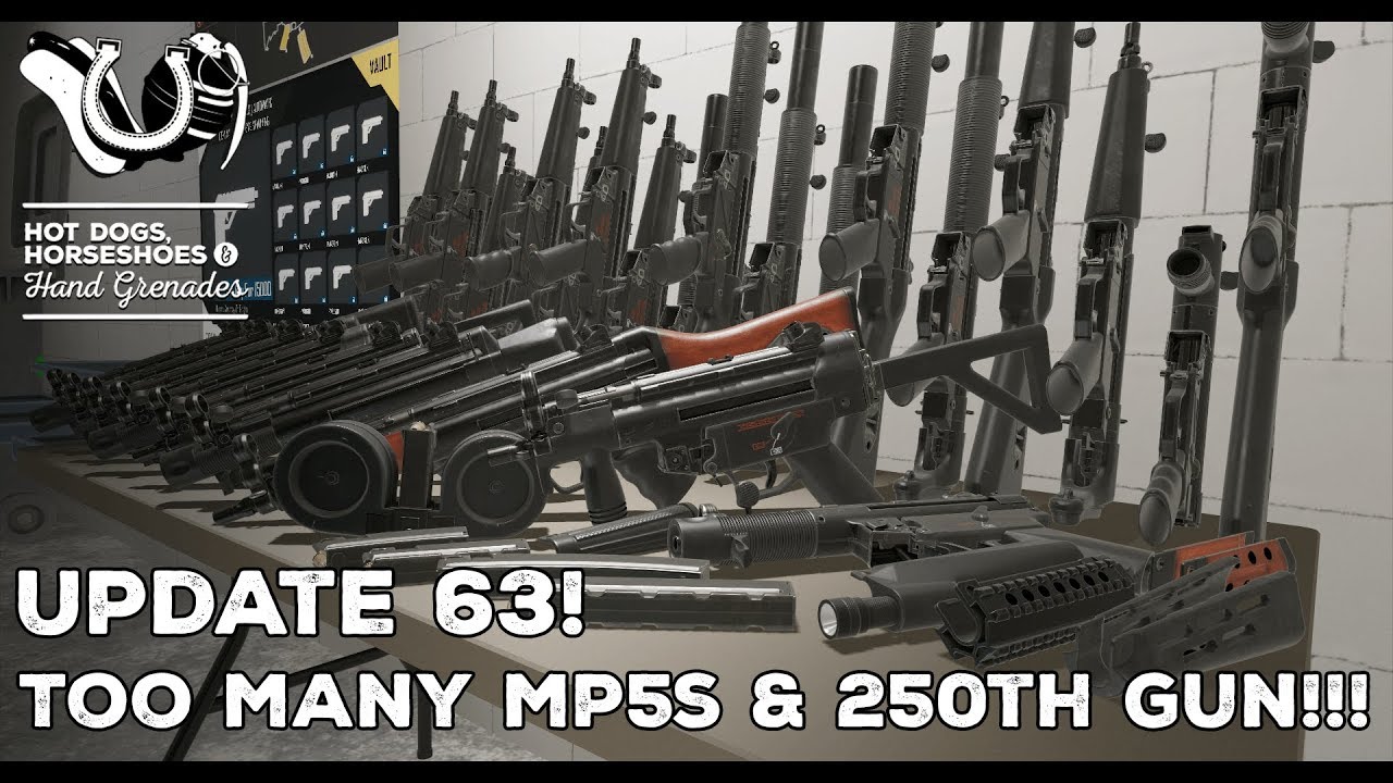 H3VR Early Access Update 63! 32 New Guns! 250th Gun In The Game! The (almost) Entire MP5 Family!