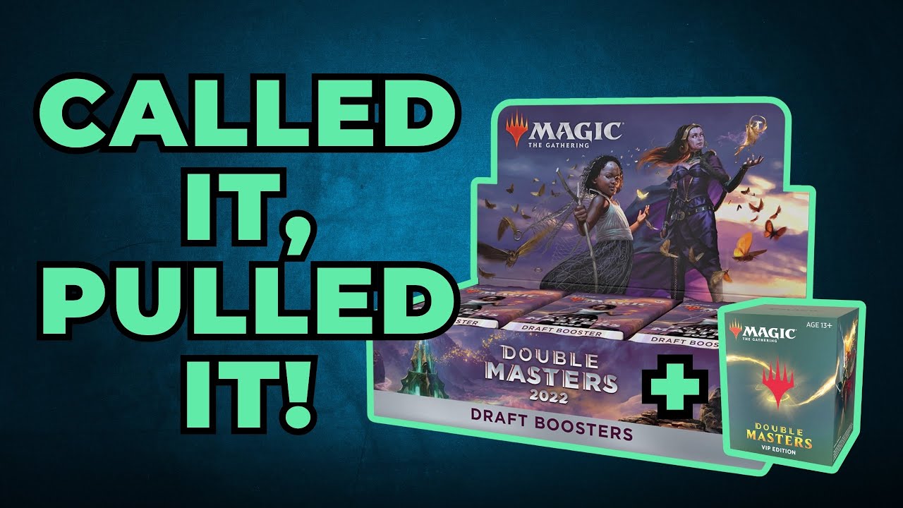 Double Masters 2022 Draft Booster Box + Double Masters VIP BONUS Opening! | Magic The Gathering