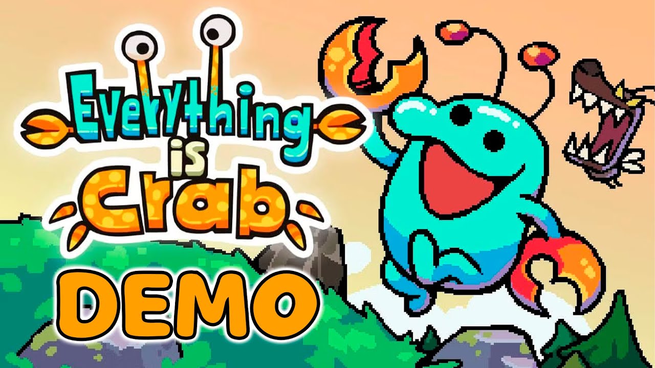 UN SLIME CON MUTACIONES DE ANIMALES - EVERYTHING IS CRAB DEMO GAMEPLAY ESPAÑOL