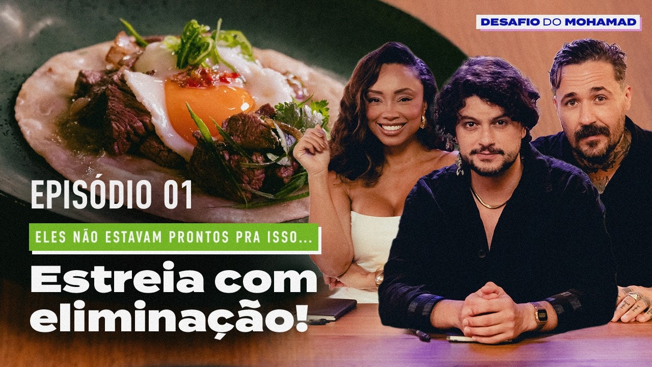 EP. 01 | ESTREIA: 10 CHEFS DISPUTAM O PRÊMIO DE 10 MIL REAIS! | Desafio do Mohamad: Batalha RAP10
