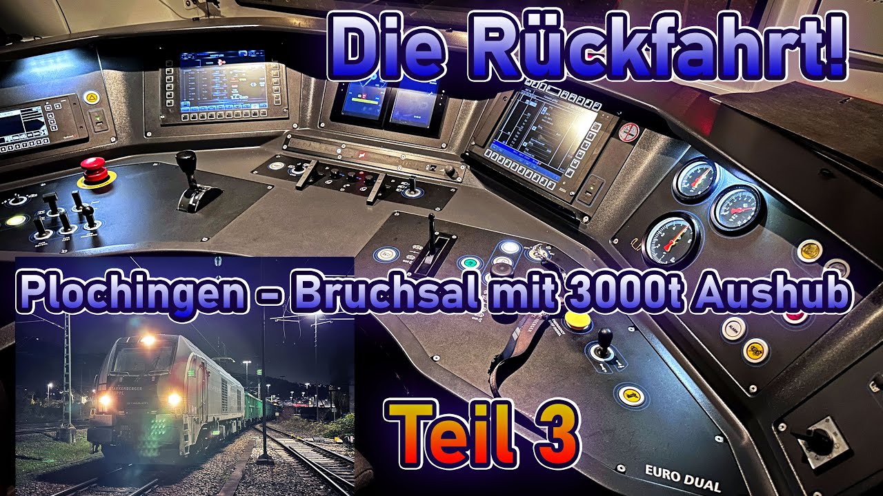 EuroDual | Rangieren mit Diesel aus dem Plochinger Hafen und R&uuml;ckfahrt (Teil 3) | Lokf&uuml;hrervlog #34