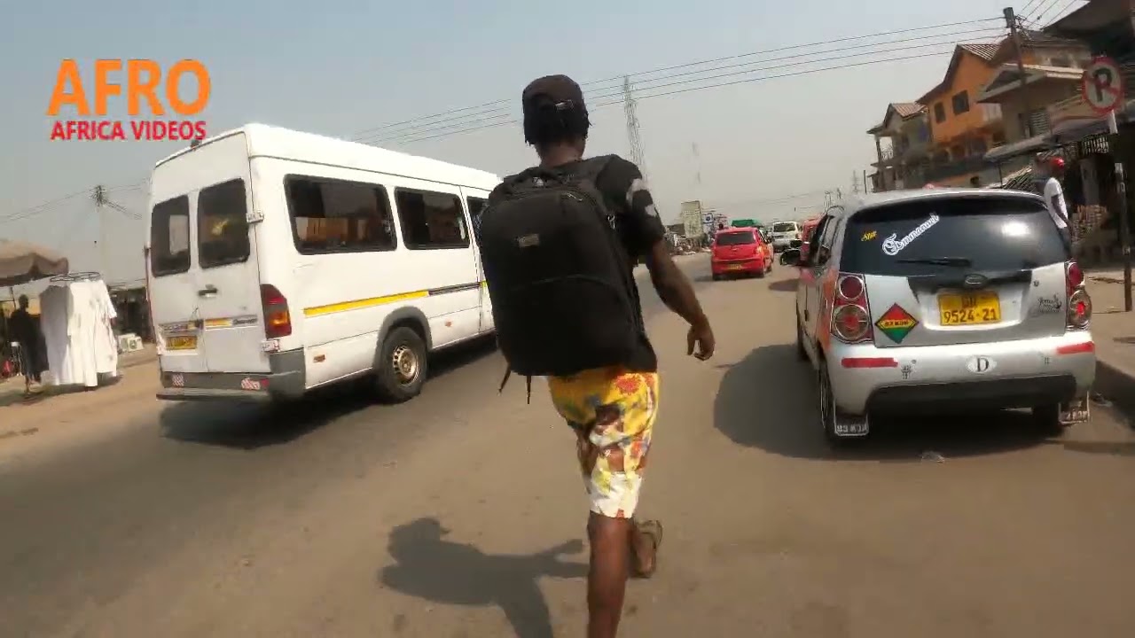 KASOA CITY WEST SIDE STREET TRADERS ZONE #afroafricavideos #fantes #centralregion #ghana