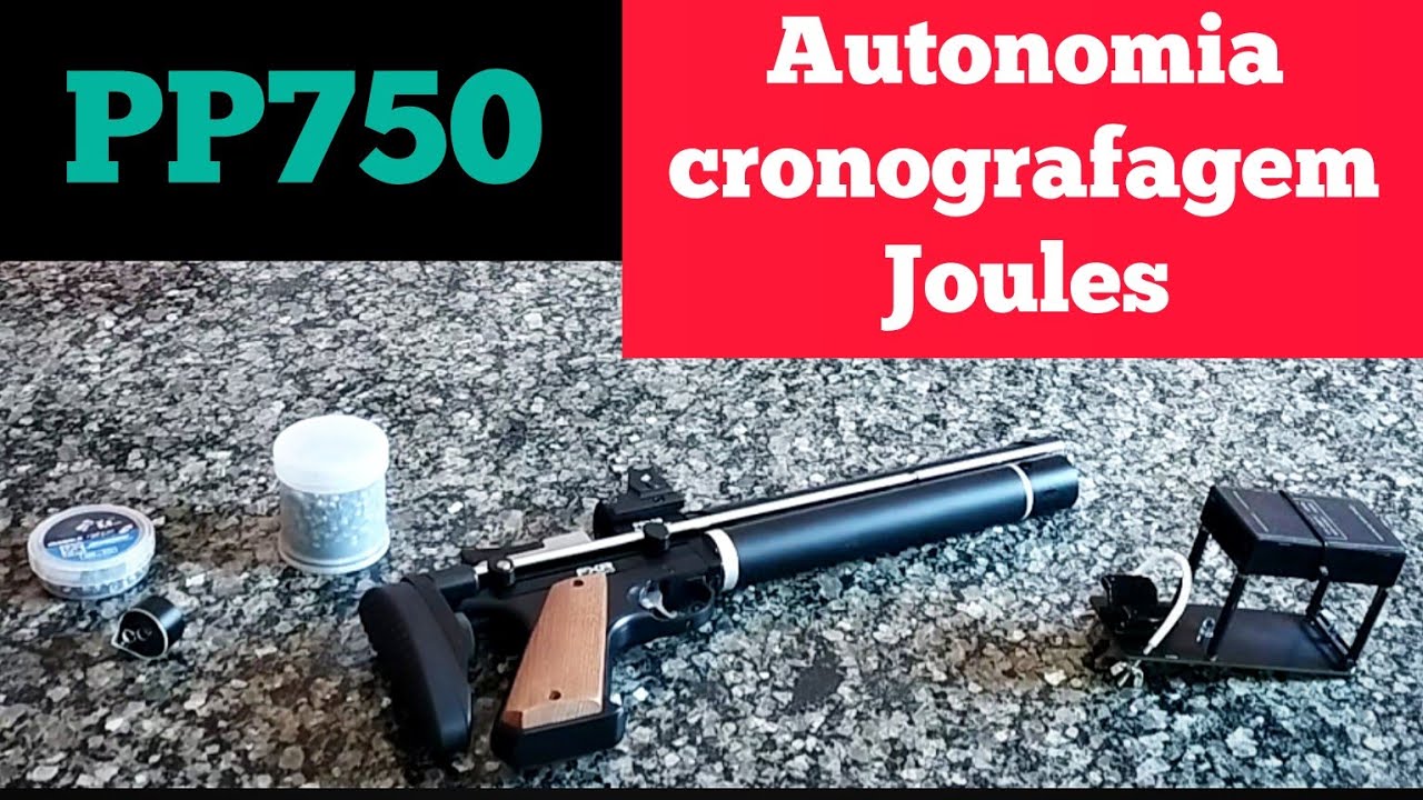 PP750 5.5: Autonomia, cronografagem e joules