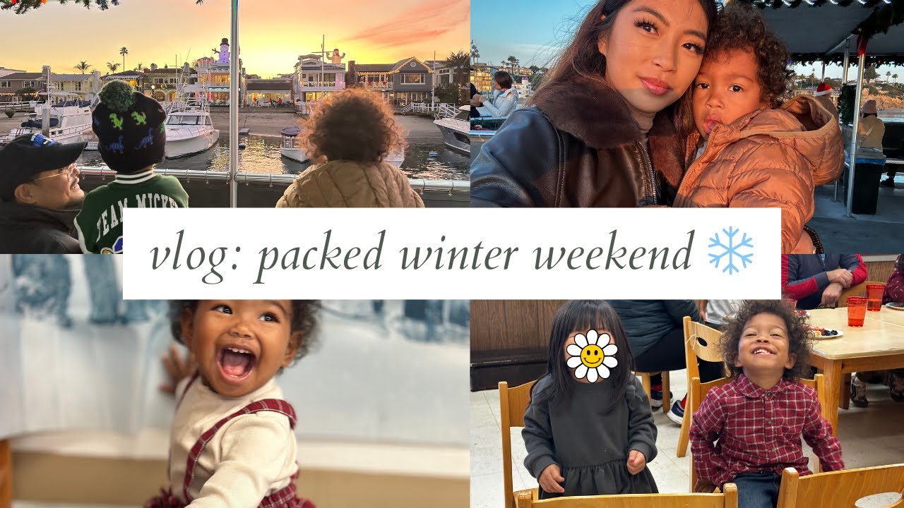 Our Busy Winter Family Weekend ❄️ | Kids’ Performance, Boat Lights & Hyrox