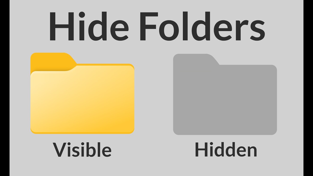 How to Hide a Folder on Windows and Make Files Hidden and Invisible