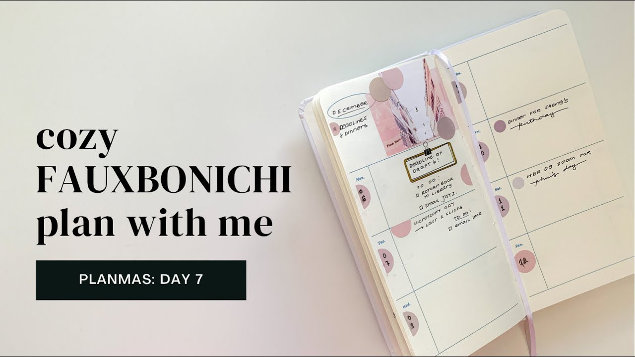 Fauxbonichi plan with me | paperjoyph