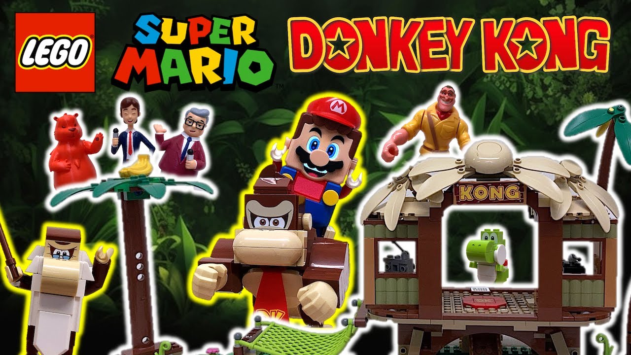 Lego Super Mario - La CASA del Árbol de DONKEY KONG | TOY SHOTS (2023) Reseña