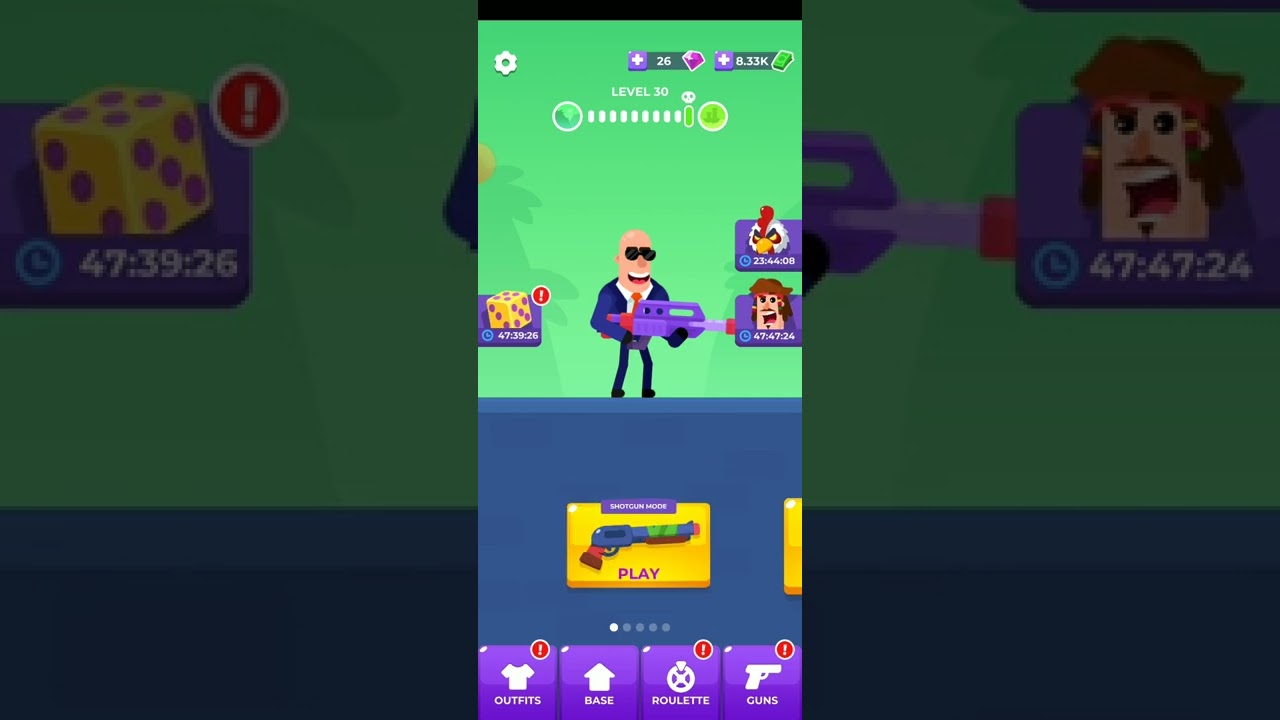 HitMasters - ShotGun Level 30 Gameplay Walkthrough 🤩🥳🤓😎🏅🥇🏆📱🎮🕹📺💻🖥♈💥▶️⏩🌎🗺️🇧🇷🇧🇷 | ( MEZADRI GAMER )