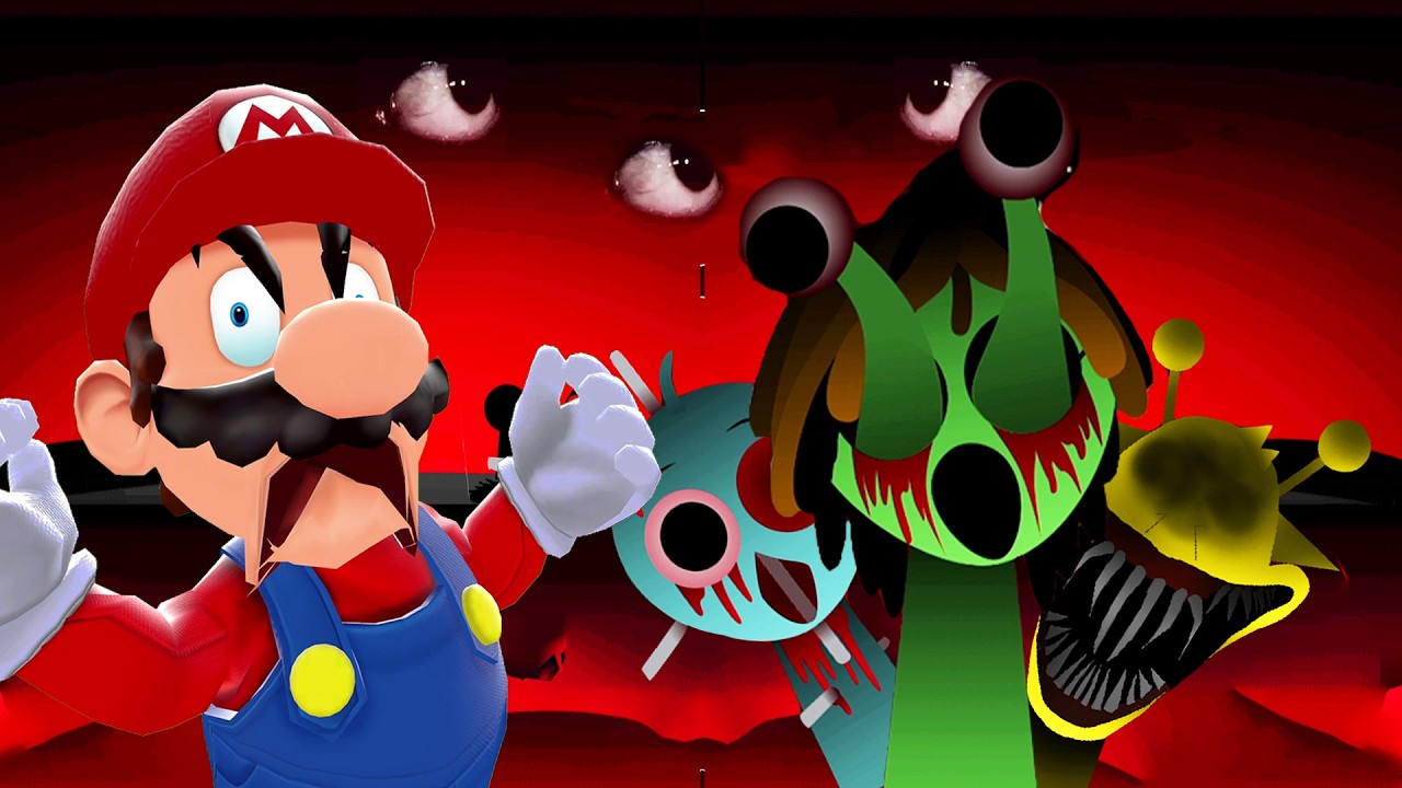 Escape Every Sprunky Incredibox Mod..Mario Plays Sprunki