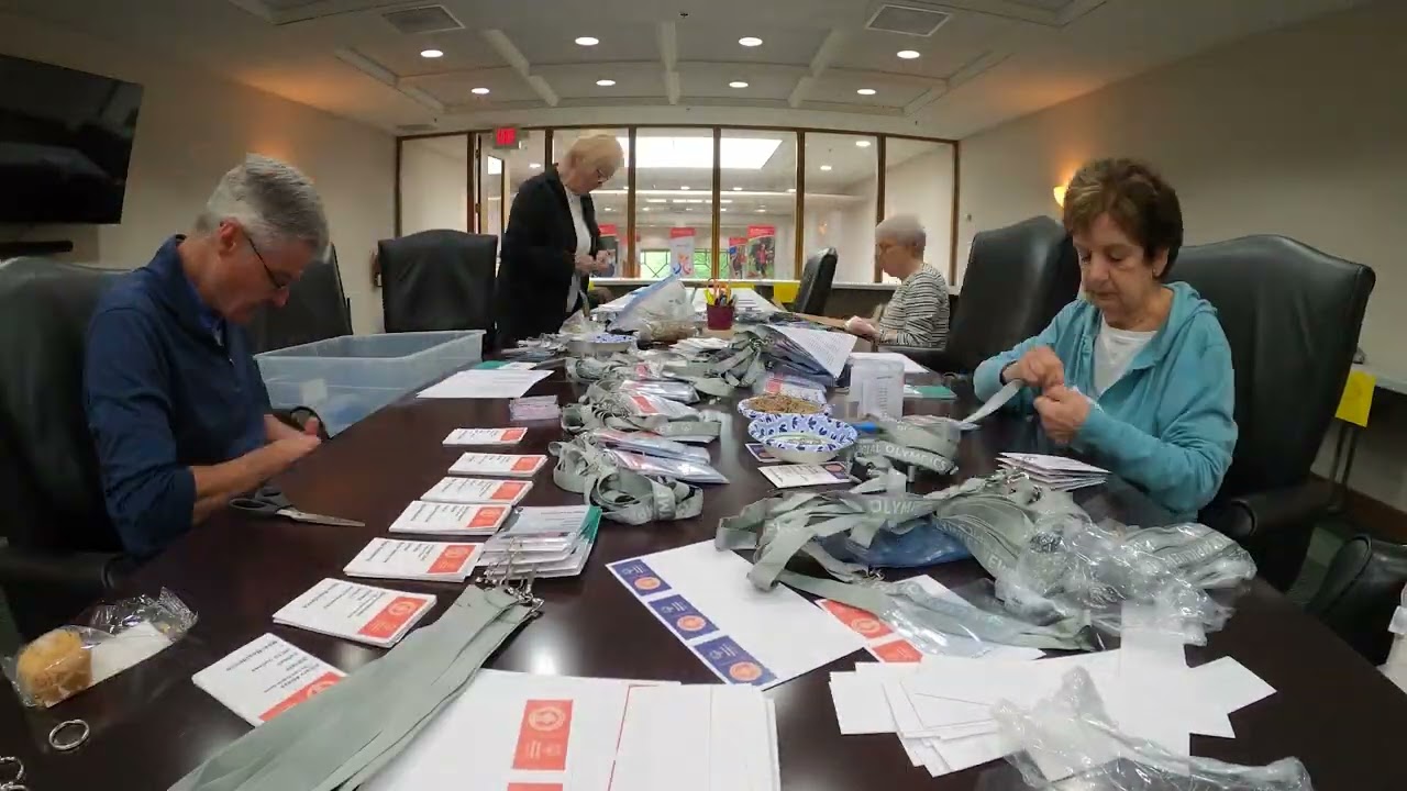 2025 Summer Games Credentials Timelapse