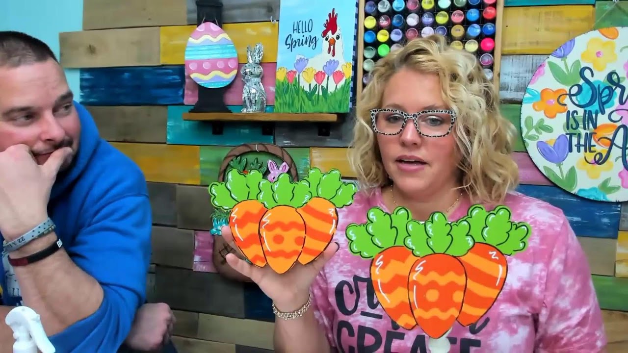 Paint With Me LIVE | Spring Carrot Trio Attachment