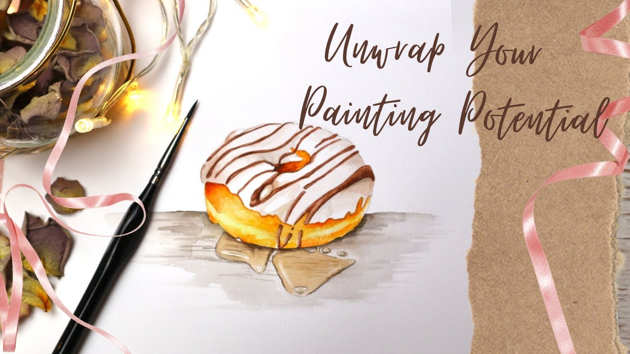DONUT PAINTING TUTORIAL - EASY AS PIE