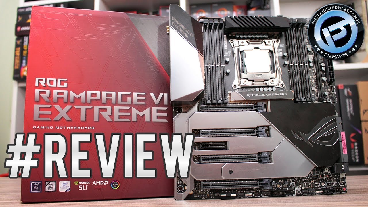 ASUS ROG Rampage VI Extreme X299 – A melhor (e mais cara) placa-mãe que eu já testei!