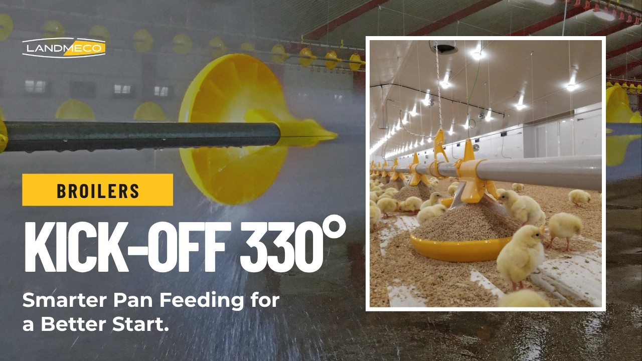 Landmeco Kick-off 330° | Smarter Pan Feeding for a Better Start