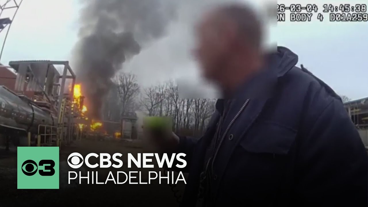 Body cam captures first responder response after Logan Township industrial facility explosion