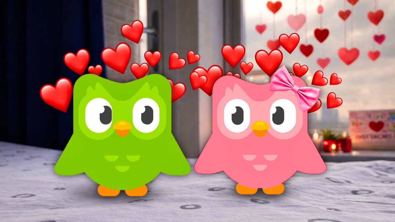 День святого Валентина в Duolingo