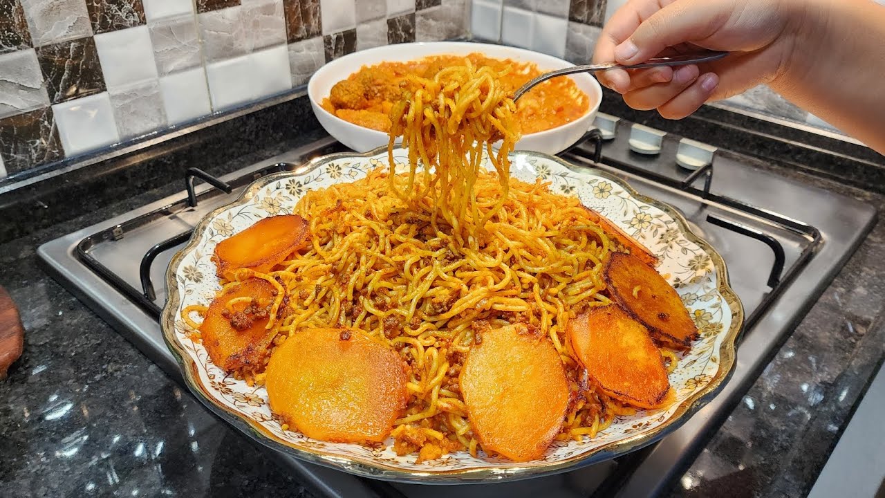 طرز تهیه دو نوع غذا ، ماکارانی و کوفته ی نرم که هرگز  تید و پاشان نمیشود 🇦🇫😋