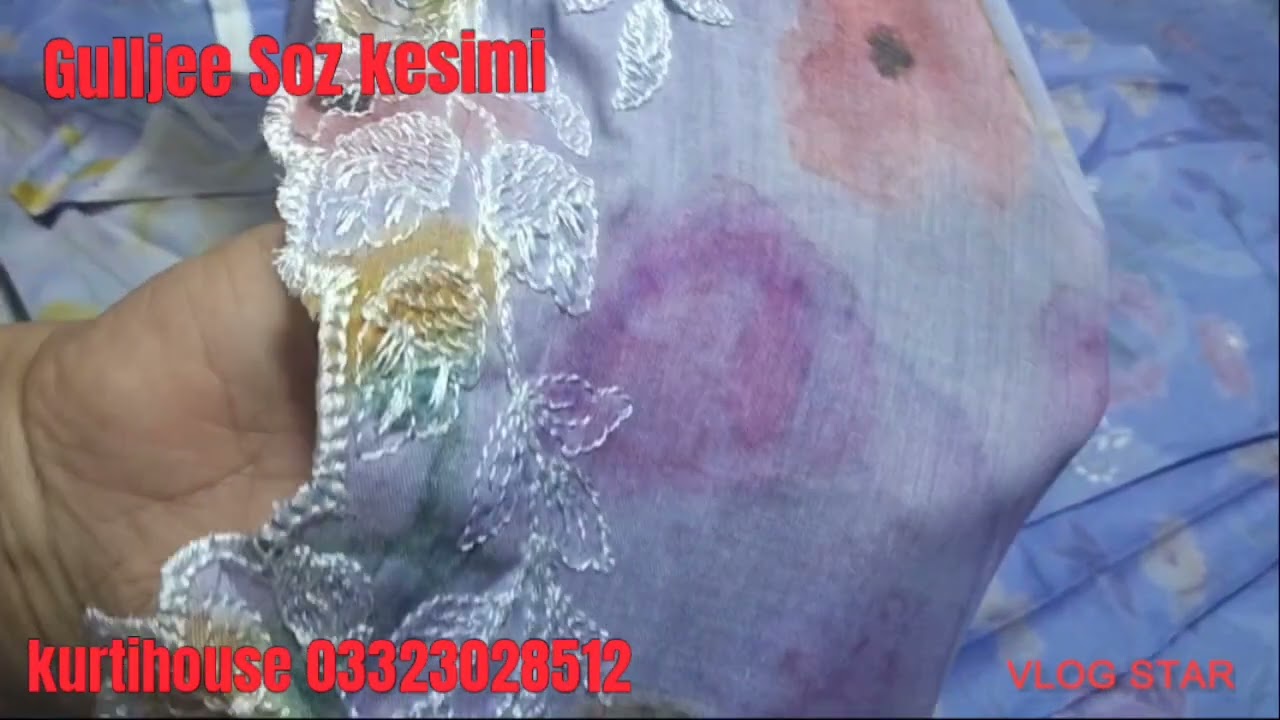Soz Kesimi by Gulljee chikankari cut work dupatta original luxury embroidery lawn collection