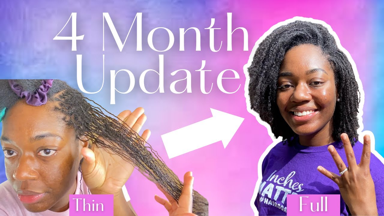 MONTH 4 OF LOC JOURNEY HERE! Microlocs Journey Fears, Starter Locs Comparison and Loc Update