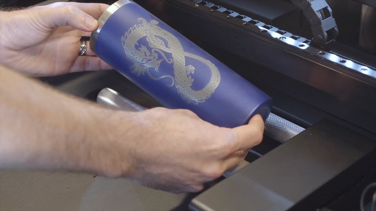 Installing the Rotary for the Flux Beambox and Lasering Drinkware