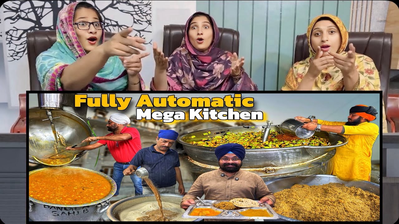 Fully Automatic Mega Kitchen at Gurudwara Bangla Sahib🙏🏻 Langar Making - Biggest Community Kitchen