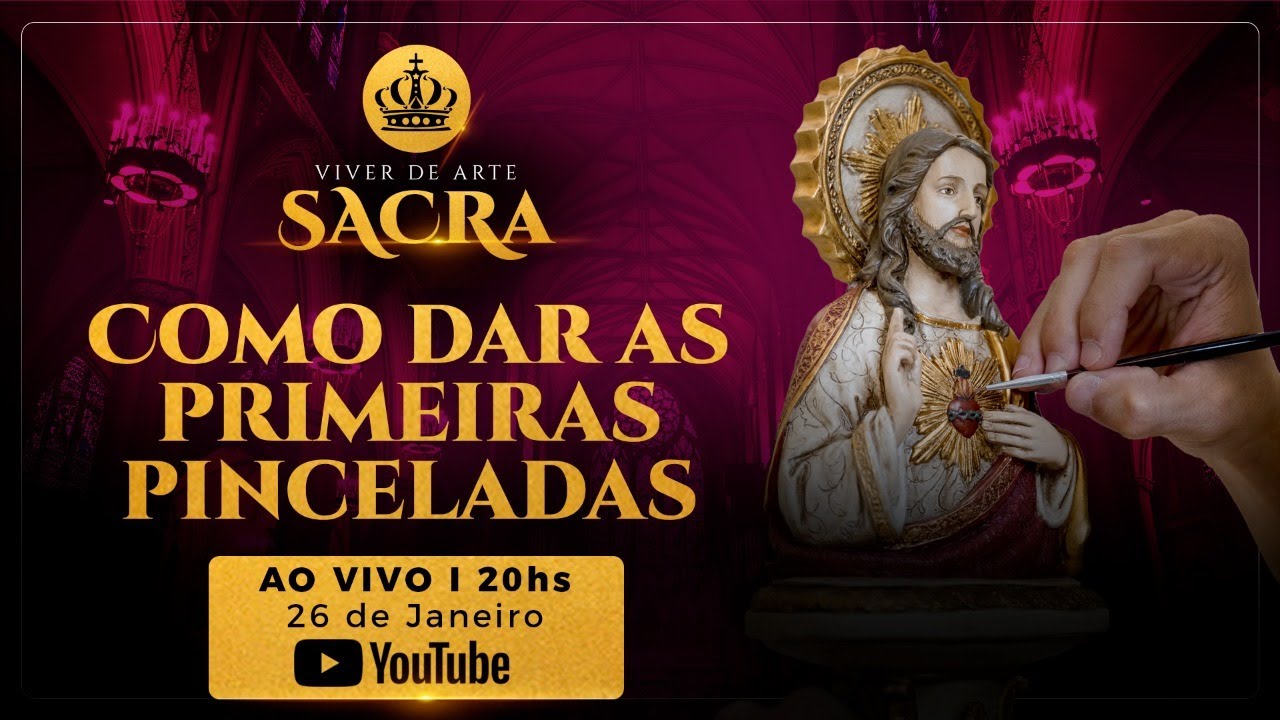 🔴 COMO DAR AS PRIMEIRAS PINCELADAS (DICAS PRÁTICAS) | Pedro Arte Sacra | 26/01