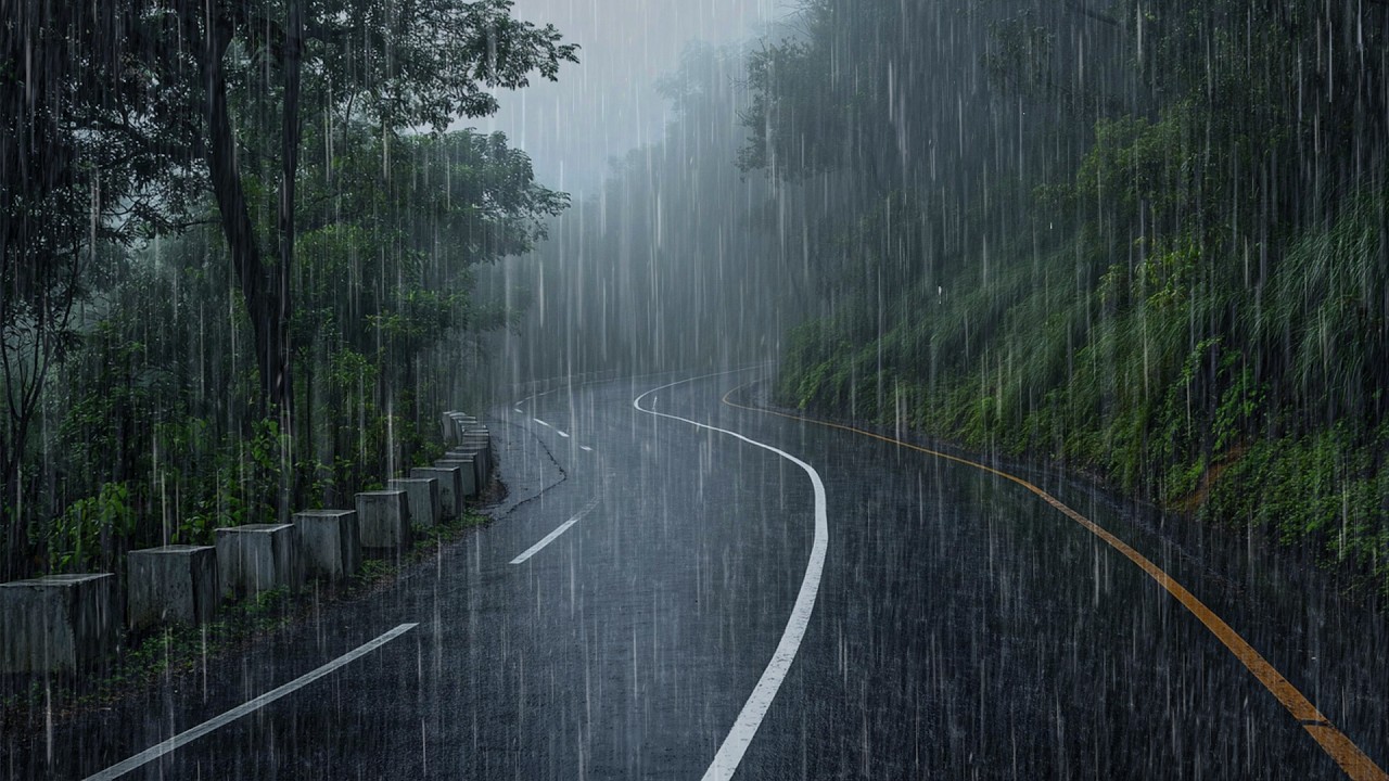 Fall Asleep Instantly with Powerful Heavy Rain and Rolling Thunder at Night