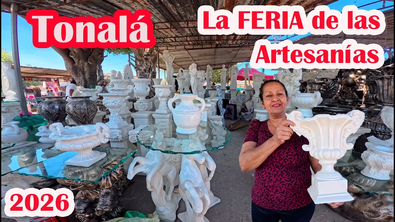 Tonal&aacute; &iexcl;As&iacute; es La feria de Artesan&iacute;as M&aacute;s BARATO de M&eacute;xico 2026! | Para decorar o Negocio