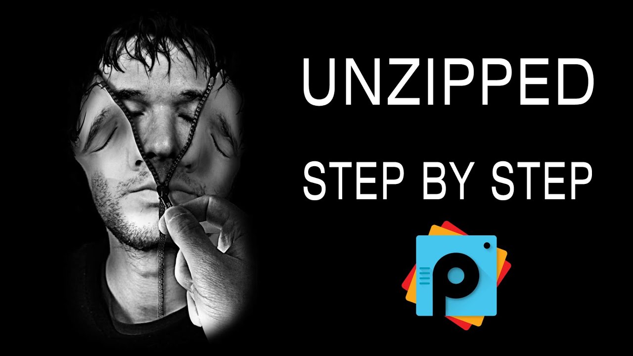 PicsArt Tutorial HOW TO MAKE AN UNZIPPED FACE by paolomore using #picsart photo studio