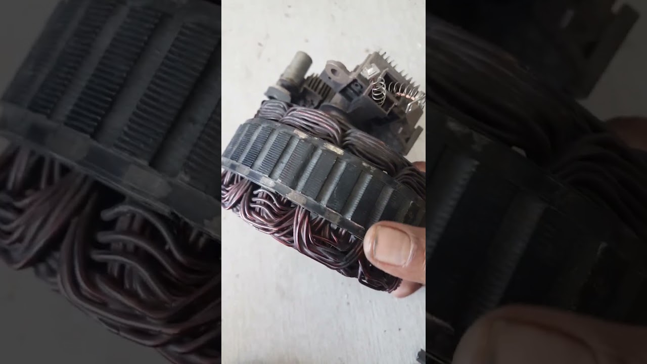 alternator wira 1.6 4G91 92 TUKAR  CARBON BRUSH