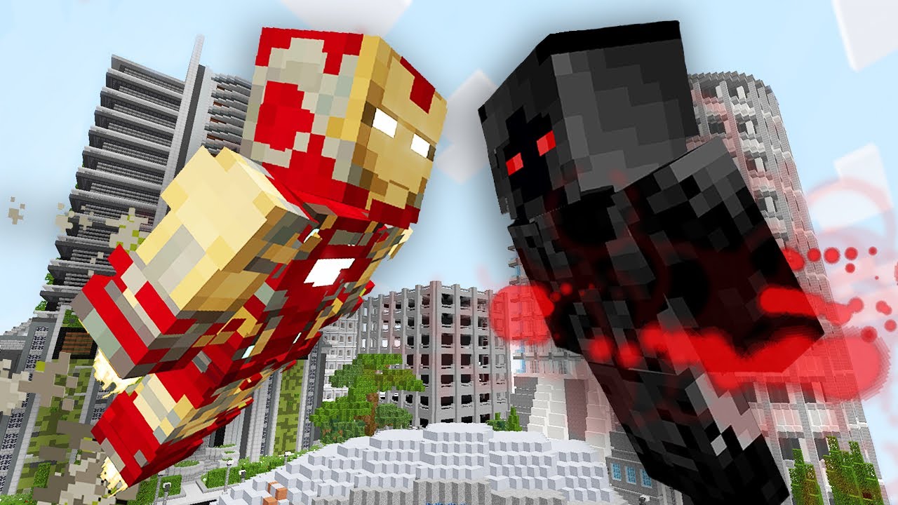 Minecraft’s Strongest Heroes Vs The Entity! - Epic PvP in Fisk's Superheroes Mod