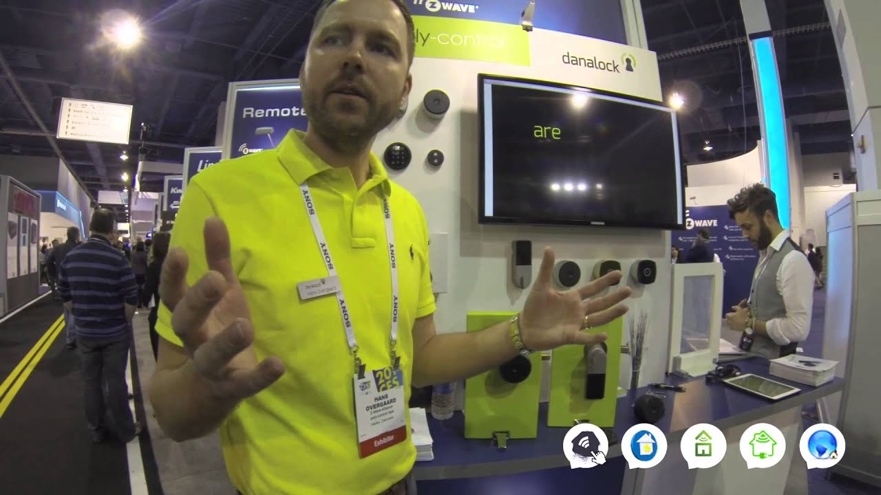 [CES2014] - Poly-control - Présentation de la nouvelle serrure DanaLock | DOMADOO