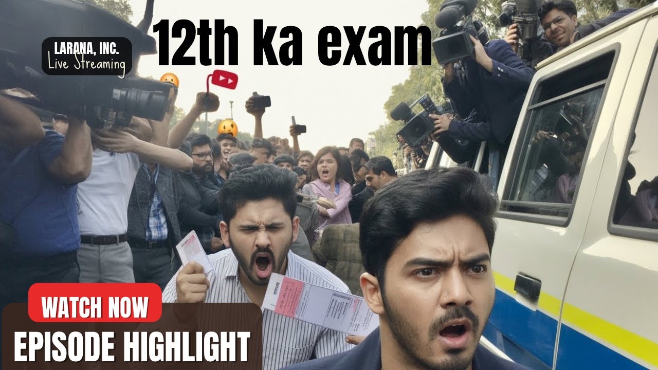 Aaj 7 Feb 2026 Ko 12th Ka Exam 😰📚 | Center Ke Bahar Full Drama🤯