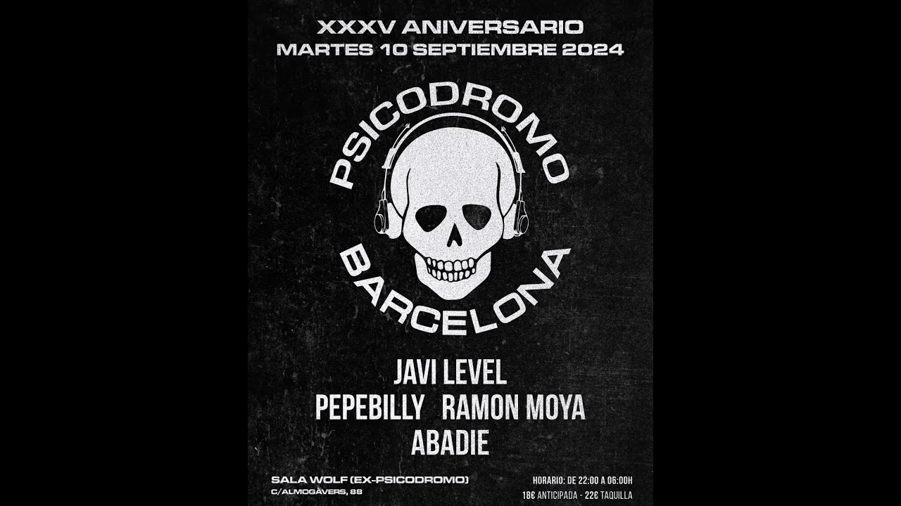 PSICODROMO Live! 35 Aniversario (10-09-2024) Pepebilly