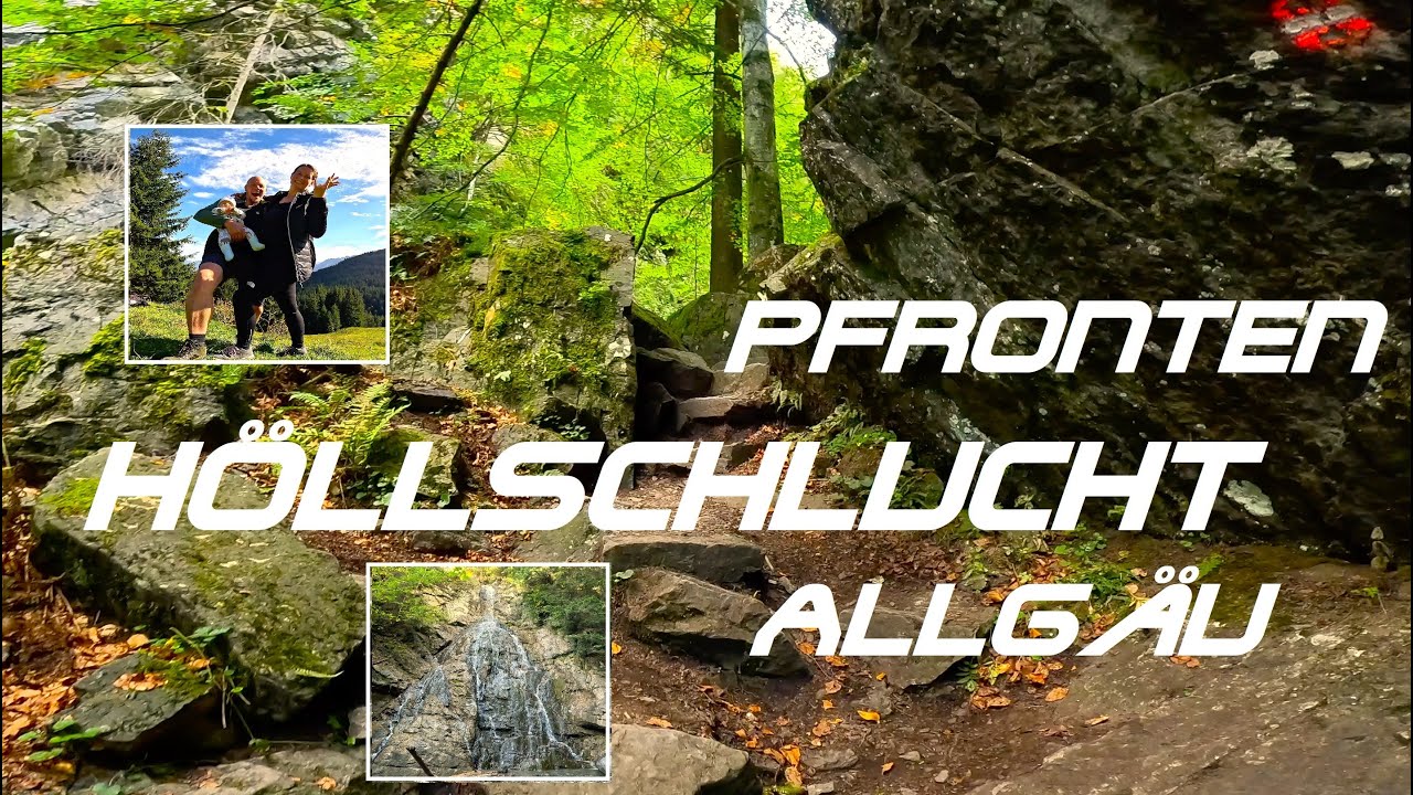 H&ouml;llschlucht Pfronten - Abenteuerwanderung im Allg&auml;u - 4K