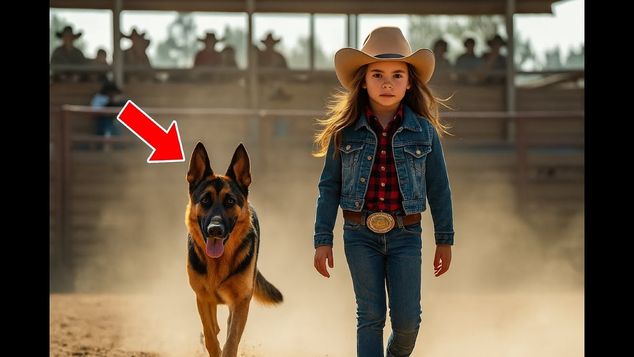 Grieving girl rescues military K9; German Shepherd's heroic story stuns everyone at dog showcase