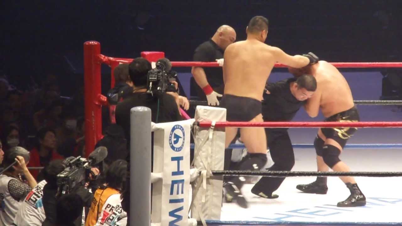 20121231　藤田ｖｓ小川　試合開始　イノキボンバイエ
