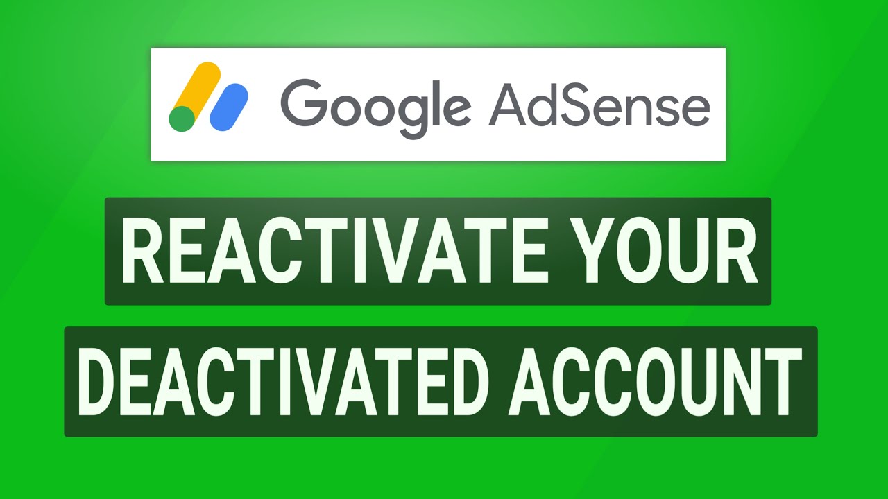Как повторно активировать аккаунт Google AdSense! (Если он деактивирован)