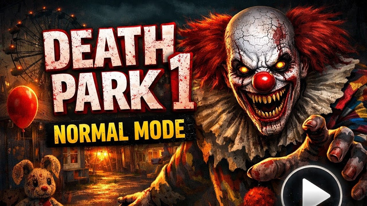 Death Park 1 Normal Mode no deaths//из за бага в игре в конце я прошёл на плохую концовку.