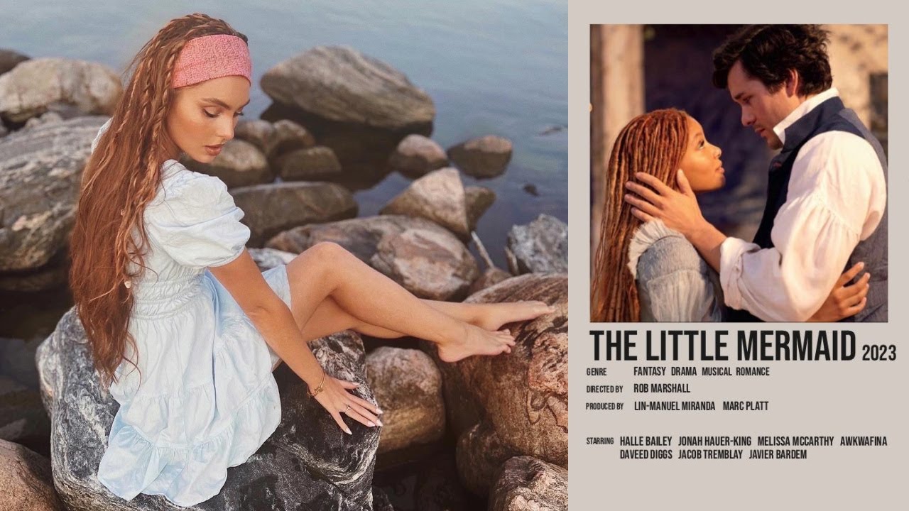 Прически и макияж в стиле РУСАЛОЧКИ🧜🏼‍♀️🐚