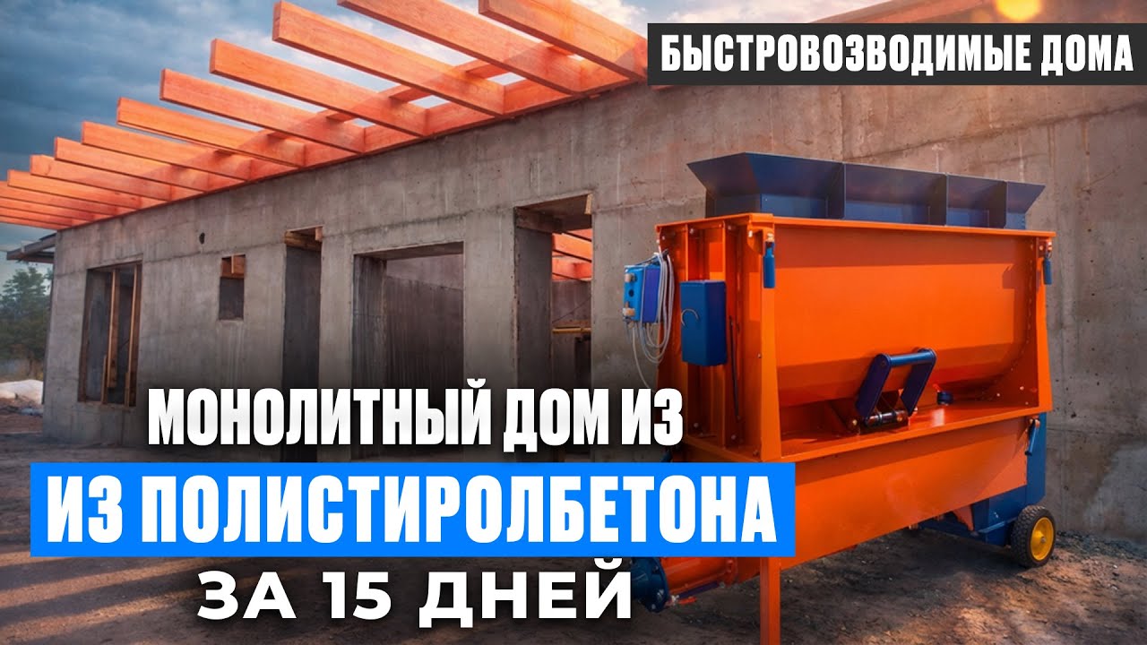 Строительство домов из полистиролбетона