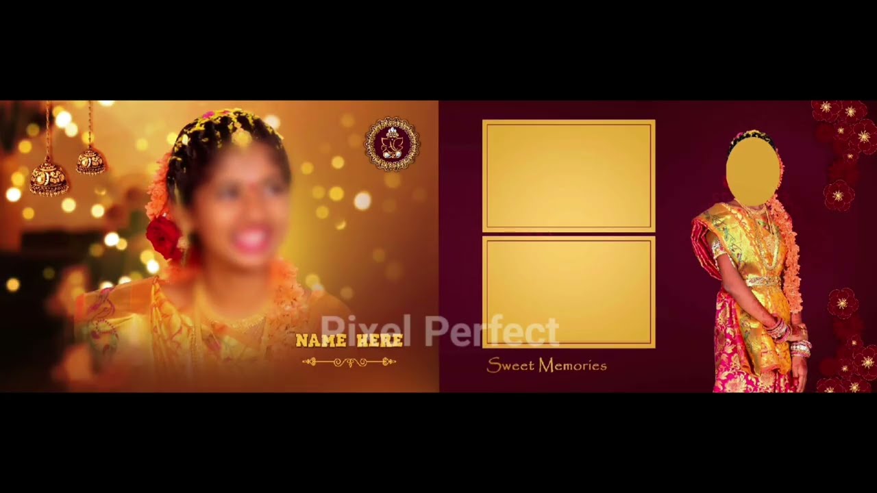 𝐎𝐅𝐅𝐄𝐑 - TOP 36 - Free Album Design PSD Files Download || Saree Ceremony Album PSD Free Download