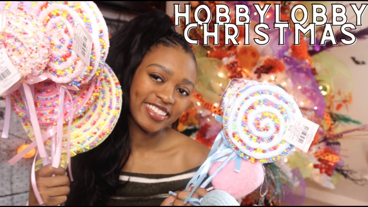 Hobby Lobby Candyland Christmas Decor Haul (I love the lollipops!)