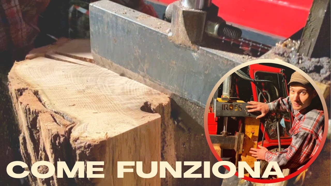 COME FUNZIONA UNO 🌲🪓 SPACCALEGNA🌲🪓 / HOW DO LOG-SPLITTER WORKS