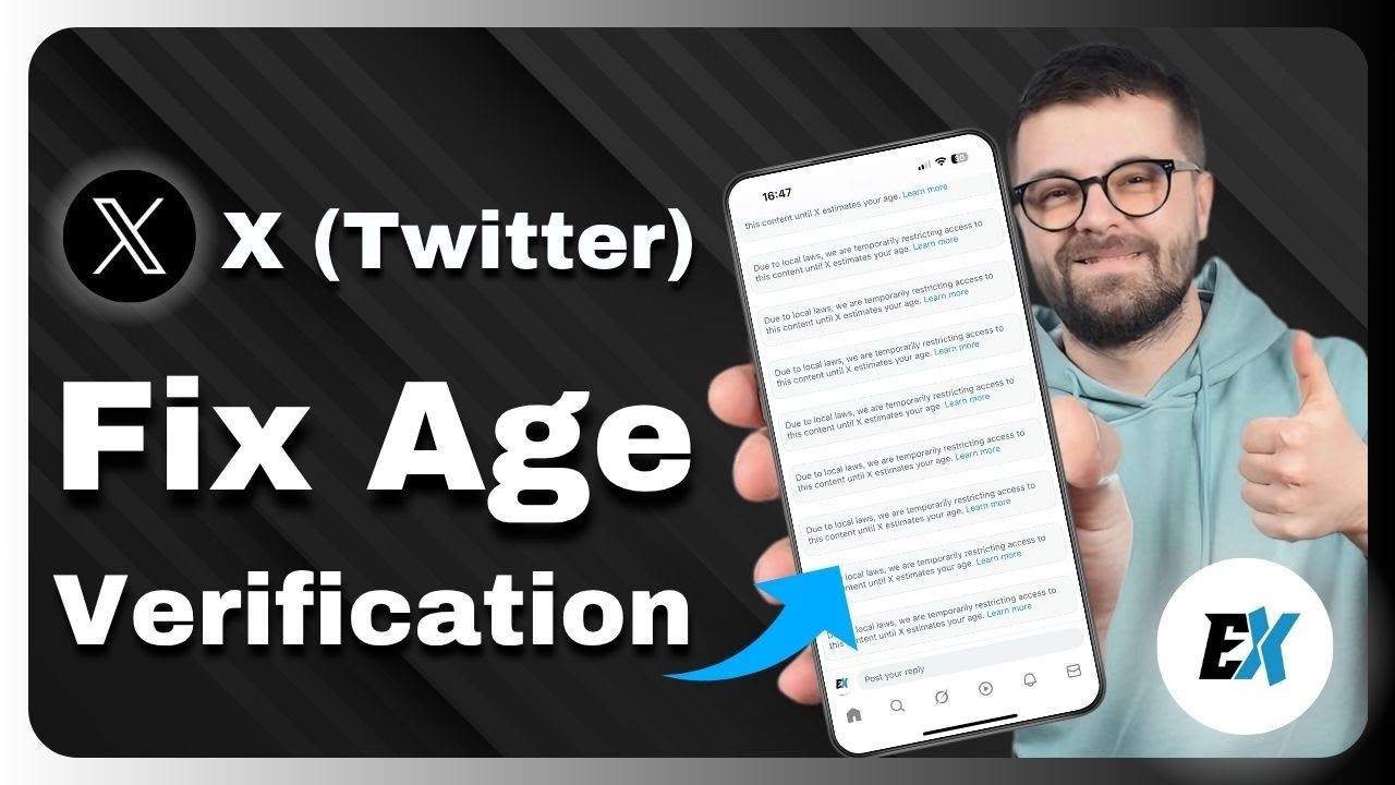 How to Fix Twitter (X) Age Verification Problem - Stop the &ldquo;Verify Your Age&rdquo; Pop-Up