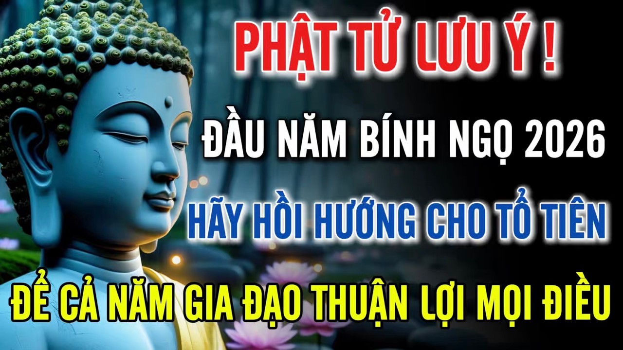 Đầu Năm Bính Ngọ - Cách Để Hồi Hướng Gia Tiên - Cầu 1 Năm Suôn Sẻ Thuận Lợi